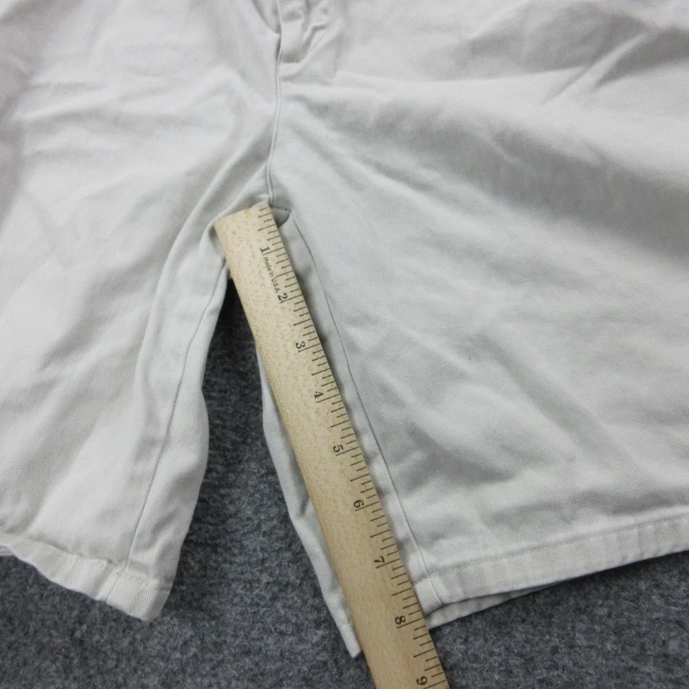 Vintage Polo Ralph Lauren Shorts Mens 36‎ Beige Pleated Chino 9 Inseam USA